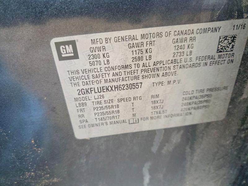 Продажа на аукционе авто 2017 Gmc Terrain, vin: 2GKFLUEKXH6230557, номер лота: 78350775