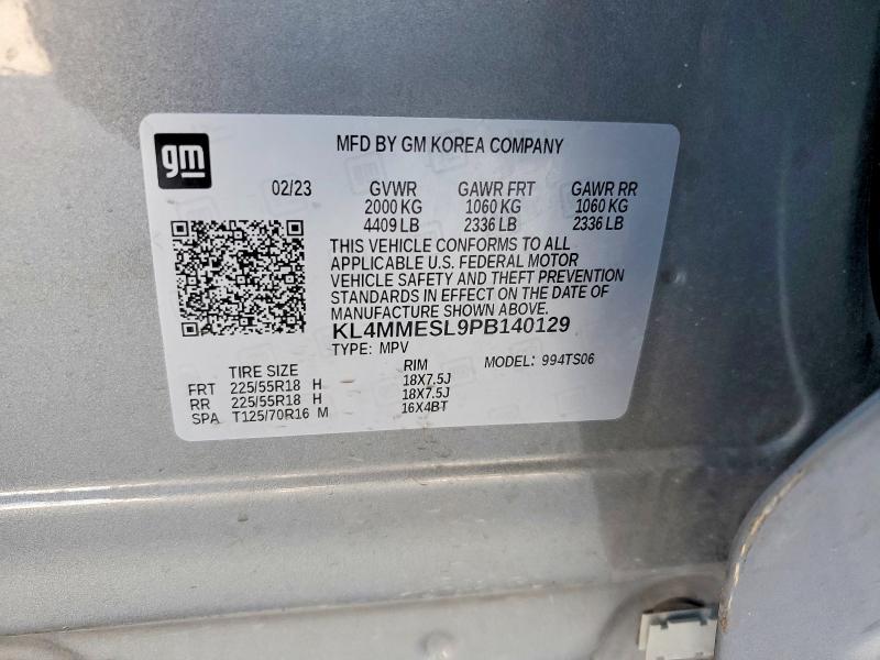 Aukcja sprzedaży 2023 Buick Encore Gx, vin: KL4MMESL9PB140129, numer aukcji: 79088965