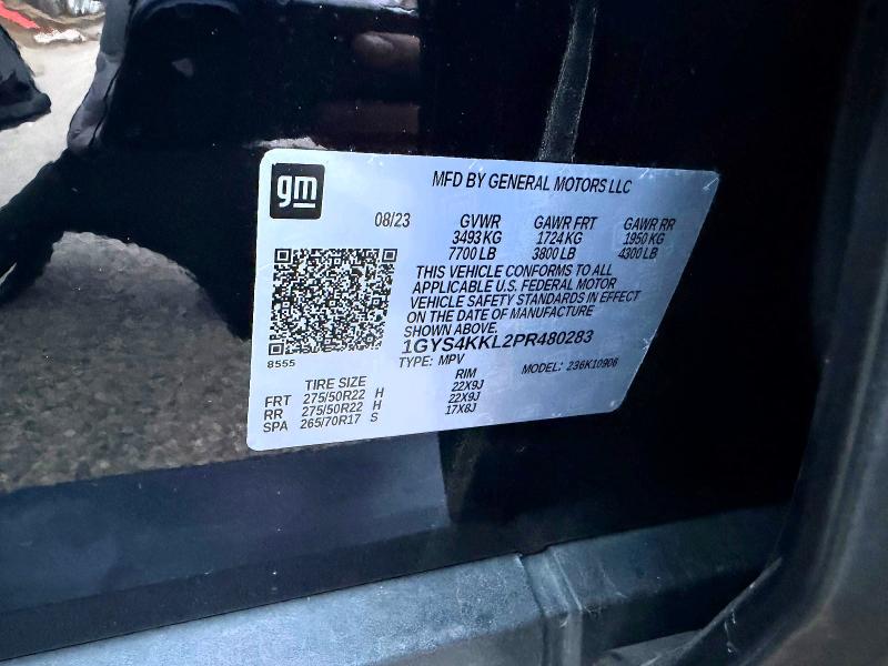 Продажа на аукционе авто 2023 Cadillac Escalade, vin: 1GYS4KKL2PR480283, номер лота: 79602155
