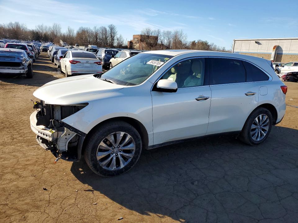 2015 Acura Mdx მანქანა იყიდება აუქციონზე, vin: 5FRYD4H44FB024204, აუქციონის ნომერი: 76455765