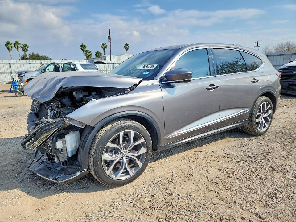 2024 Acura Mdx მანქანა იყიდება აუქციონზე, vin: 5J8YD9H4XRL000524, აუქციონის ნომერი: 76664215