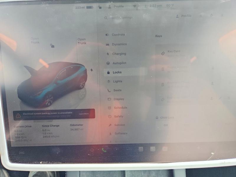 Aukcja sprzedaży 2023 Tesla Model Y, vin: 7SAYGDEE0PF840045, numer aukcji: 75555805