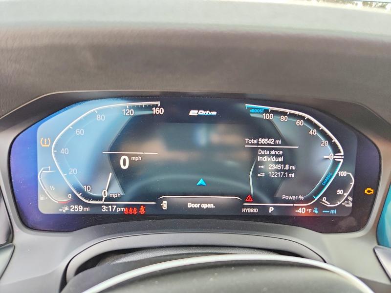 2022 Bmw 330e მანქანა იყიდება აუქციონზე, vin: 3MW5P7J05N8C27252, აუქციონის ნომერი: 77758525