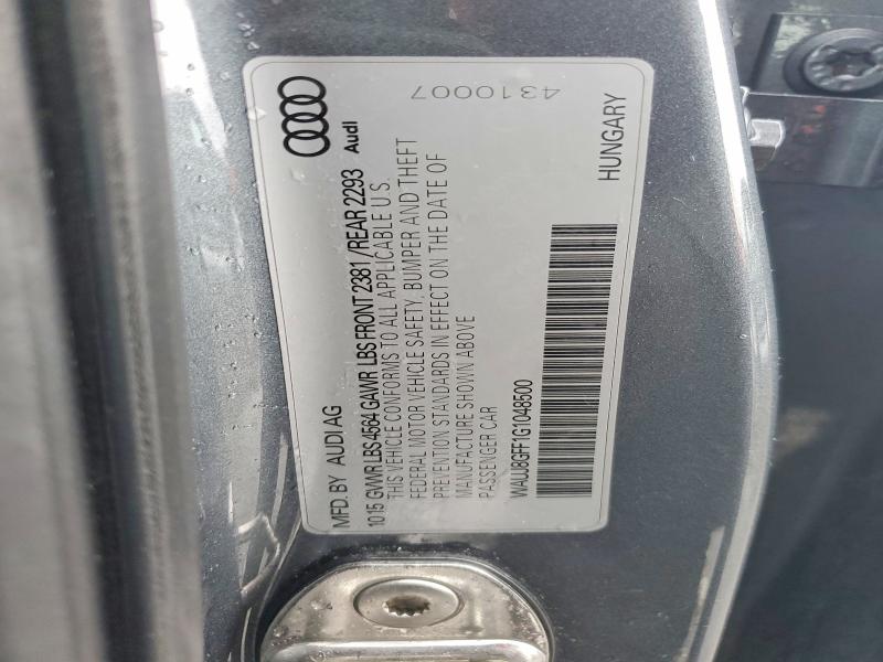 Продаж на аукціоні авто 2016 Audi A3, vin: WAUJ8GFF1G1048500, номер лоту: 77698475
