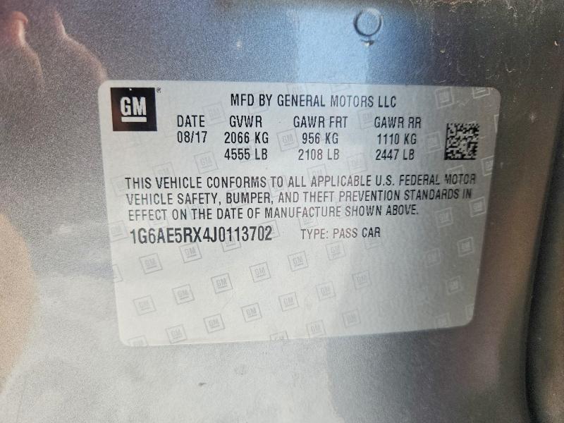 Продаж на аукціоні авто 2018 Cadillac Ats, vin: 1G6AE5RX4J0113702, номер лоту: 76426335