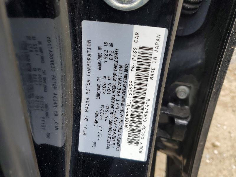 Aukcja sprzedaży 2020 Mazda 3, vin: JM1BPBMM3L1160899, numer aukcji: 78270285