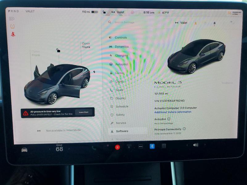 Aukcja sprzedaży 2018 Tesla Model 3, vin: 5YJ3E1EA3JF102143, numer aukcji: 79423875