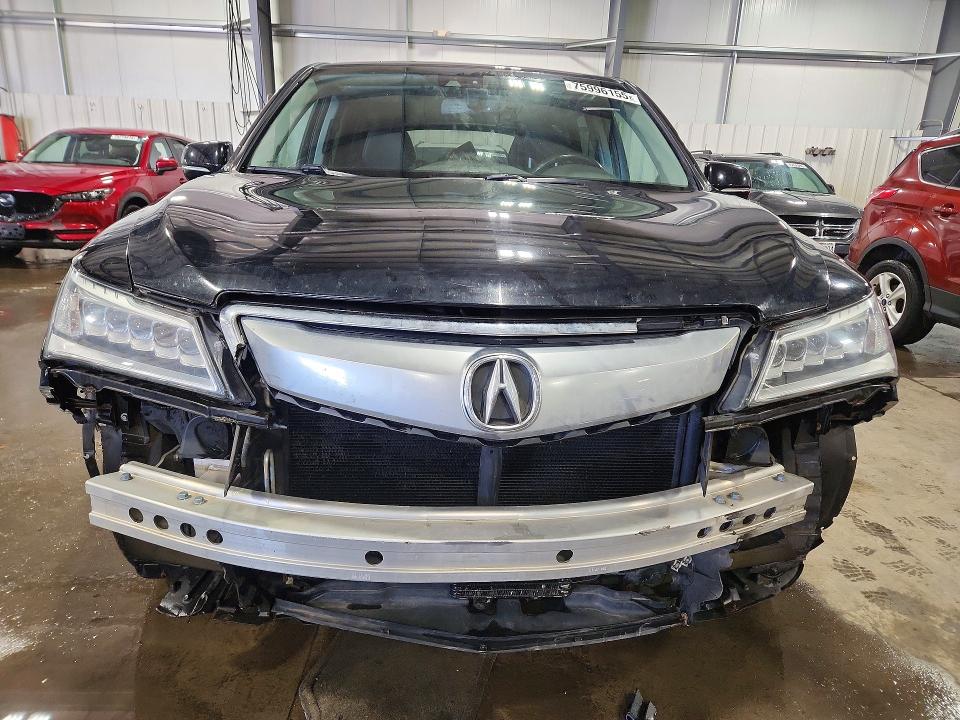 75996155 :رقم المزاد ، 5FRYD4H49EB025539 vin ، 2014 Acura Mdx مزاد بيع