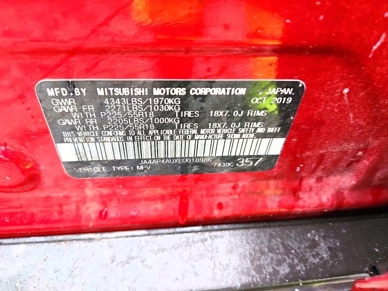 Продаж на аукціоні авто 2020 Mitsubishi Outlander Sport, vin: JA4AP4AUXLU010986, номер лоту: 79228465