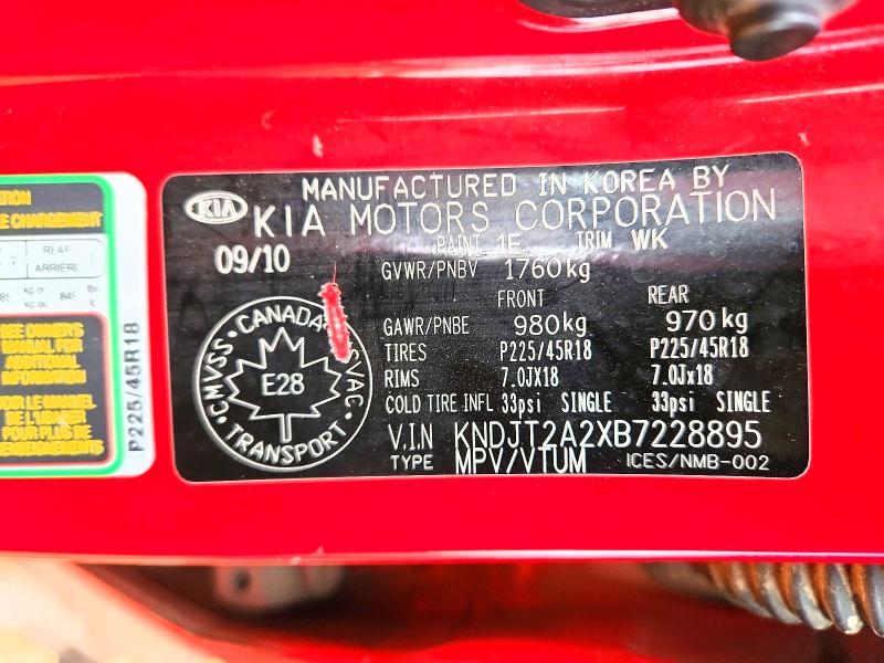 Aukcja sprzedaży 2011 Kia Soul, vin: KNDJT2A2XB7228895, numer aukcji: 76173405