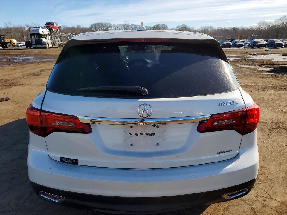 76455765 :رقم المزاد ، 5FRYD4H44FB024204 vin ، 2015 Acura Mdx مزاد بيع