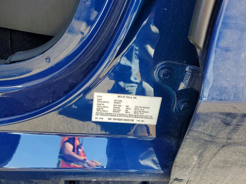Aukcja sprzedaży 2024 Tesla Model Y, vin: 7SAYGDEE1RA251330, numer aukcji: 79487455
