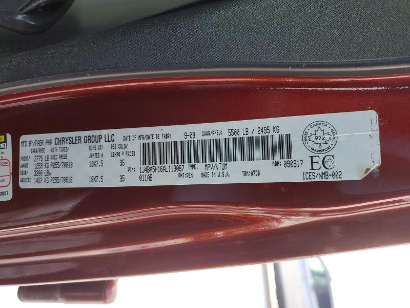 77397845 :رقم المزاد ، 1J4BA5H16AL113087 vin ، 2010 Jeep Wrangler Unlimited مزاد بيع