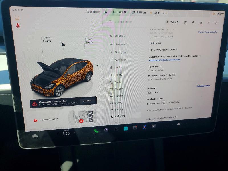 Продаж на аукціоні авто 2024 Tesla Model Y, vin: 7SAYGDEE7RF067870, номер лоту: 78256695