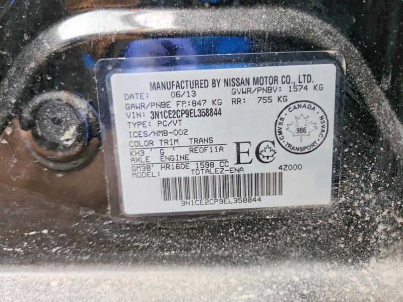 Продажа на аукционе авто 2014 Nissan Versa Note, vin: 3N1CE2CP9EL358844, номер лота: 76697875