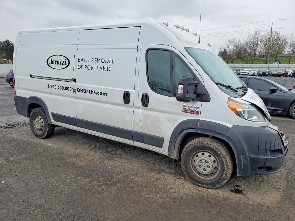 2021 Ram Promaster 2500 მანქანა იყიდება აუქციონზე, vin: 3C6LRVDG7ME583095, აუქციონის ნომერი: 77585155