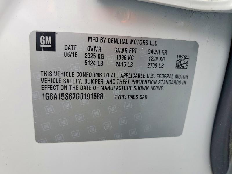 Продаж на аукціоні авто 2016 Cadillac Cts-v, vin: 1G6A15S67G0191588, номер лоту: 78834045