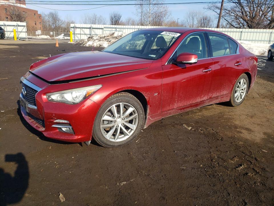 76290495 :رقم المزاد ، JN1BV7AR6EM697273 vin ، 2014 Infiniti Q50 مزاد بيع
