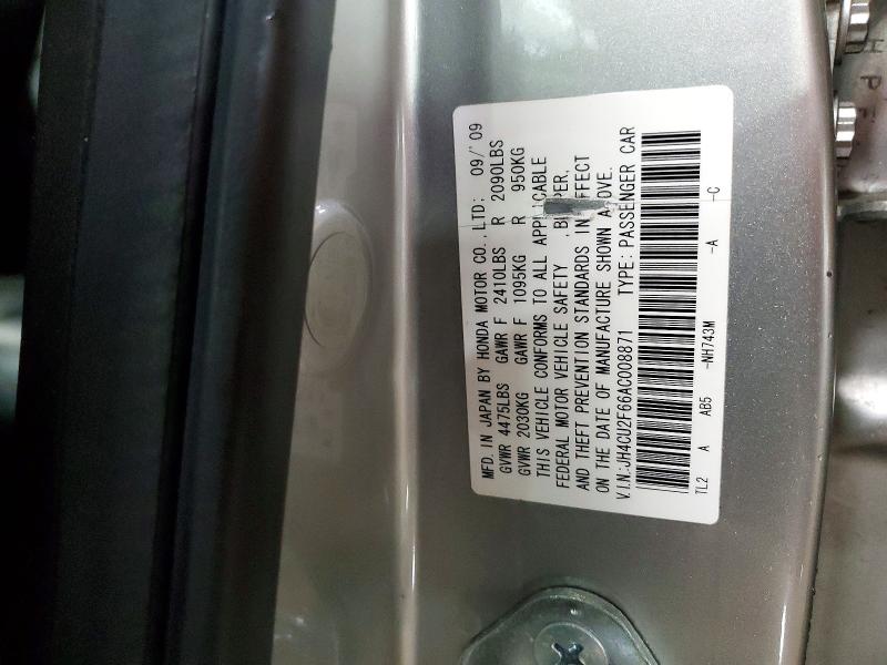 Продаж на аукціоні авто 2010 Acura Tsx, vin: JH4CU2F66AC008871, номер лоту: 76955435