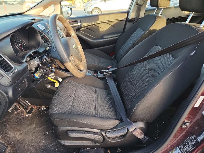 2017 Kia Forte მანქანა იყიდება აუქციონზე, vin: 3KPFK4A70HE142777, აუქციონის ნომერი: 78306305