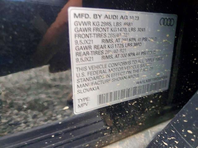 Продажа на аукционе авто 2024 Audi Q7 Premium, vin: WA1LXBF73RD006304, номер лота: 77355535