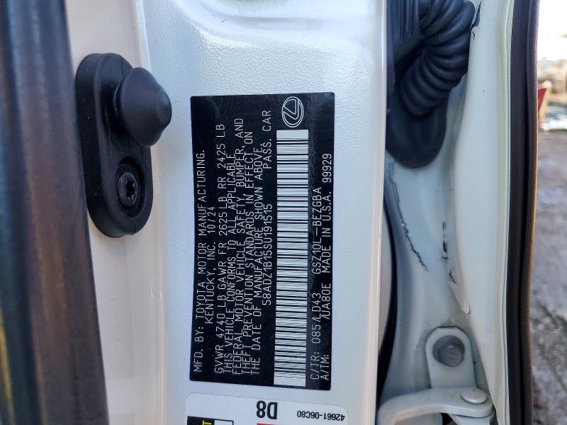Продажа на аукционе авто 2025 Lexus Es 350, vin: 58ADZ1B15SU191515, номер лота: 77768485