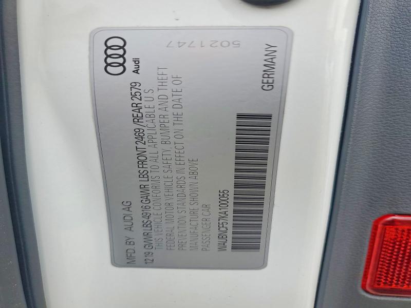 2019 Audi A5 მანქანა იყიდება აუქციონზე, vin: WAUBNCF57KA100055, აუქციონის ნომერი: 76241795