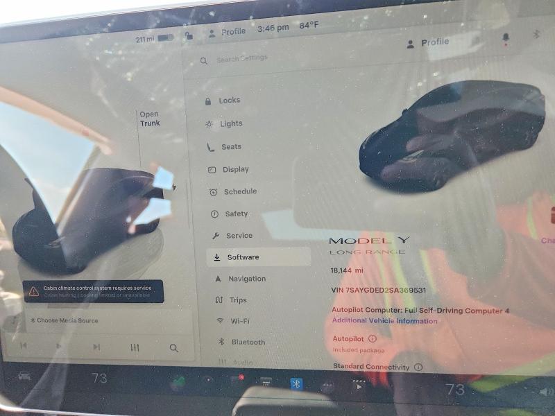 Продажа на аукционе авто 2025 Tesla Model Y, vin: 7SAYGDED2SA369531, номер лота: 78144985