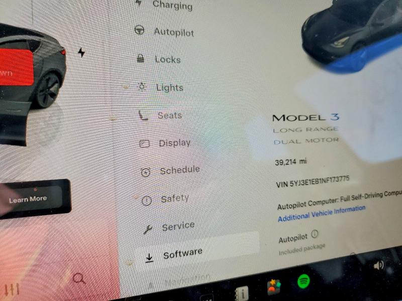 Продаж на аукціоні авто 2022 Tesla Model 3, vin: 5YJ3E1EB1NF173775, номер лоту: 73601325