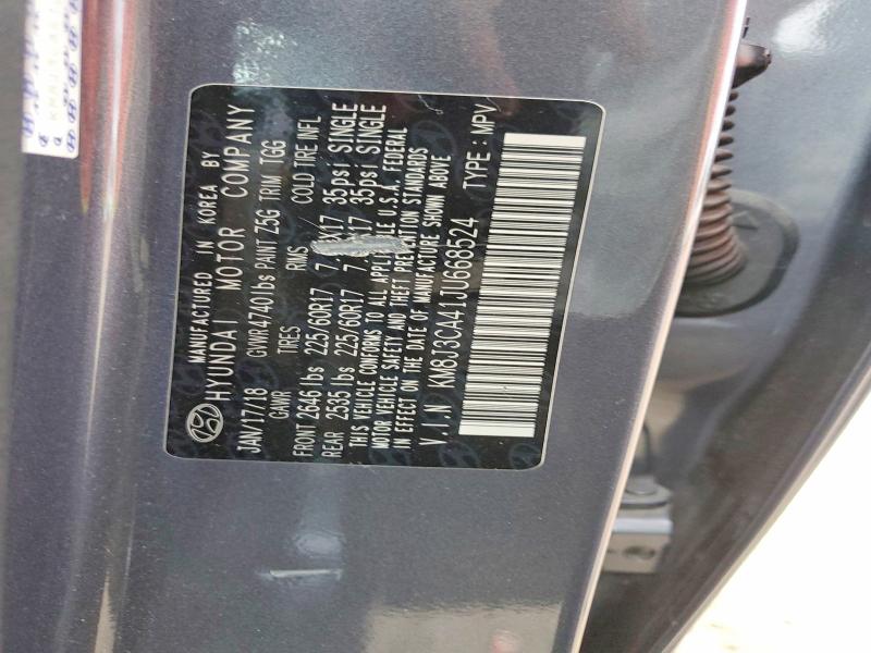 2018 Hyundai Tucson მანქანა იყიდება აუქციონზე, vin: KM8J3CA41JU668524, აუქციონის ნომერი: 75296295