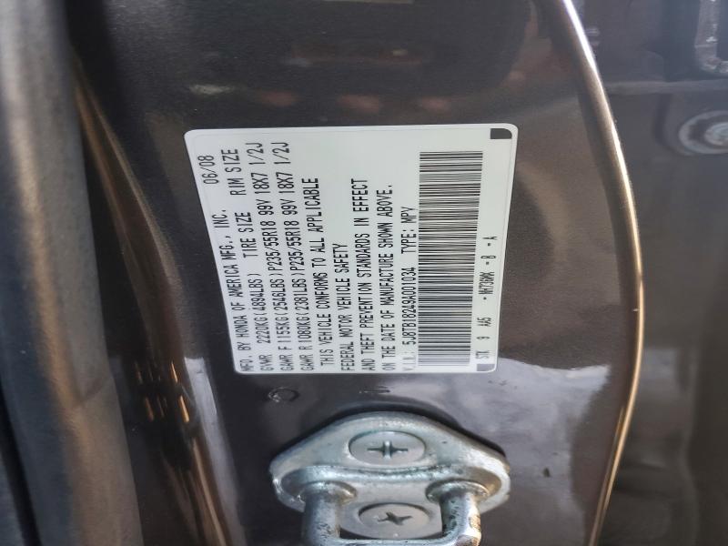 Auction sale of the 2009 Acura Rdx, vin: 5J8TB18249A001034, lot number: 75691785