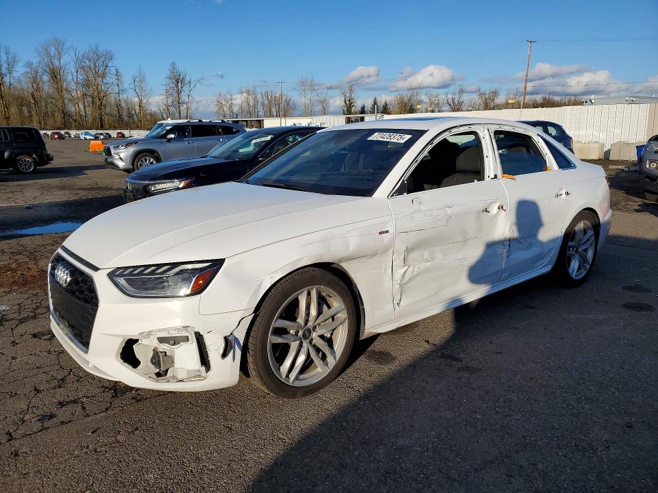 Продаж на аукціоні авто 2024 Audi A4, vin: WAUEAAF46RA033589, номер лоту: 77428375