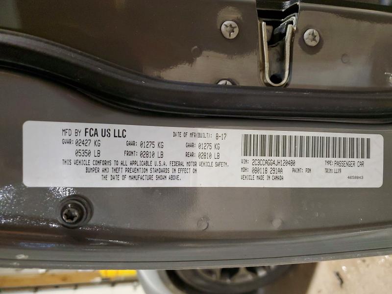 Продажа на аукционе авто 2018 Chrysler 300, vin: 2C3CCAGG4JH120480, номер лота: 77180785