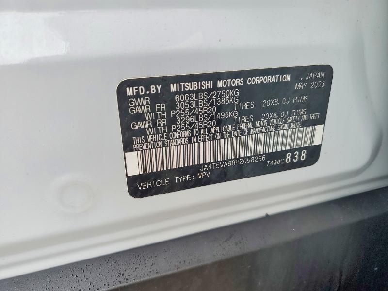Aukcja sprzedaży 2023 Mitsubishi Outlander, vin: JA4T5VA96PZ058266, numer aukcji: 77319365