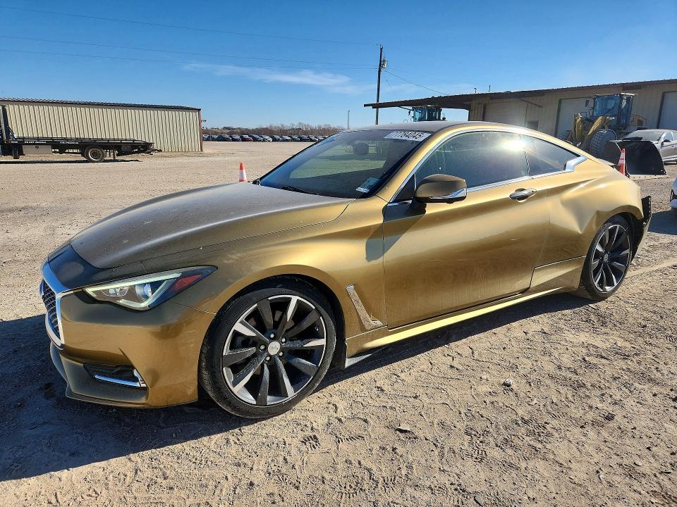 77784045 :رقم المزاد ، JN1EV7EK9JM341047 vin ، 2018 Infiniti Q60 مزاد بيع
