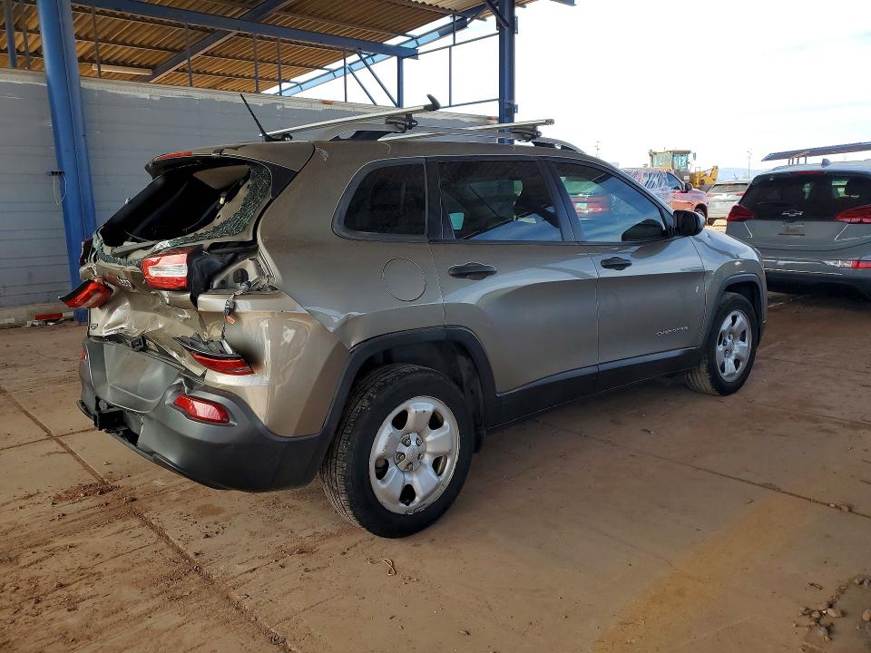 2017 Jeep Cherokee მანქანა იყიდება აუქციონზე, vin: 1C4PJLAB0HW603004, აუქციონის ნომერი: 77016905