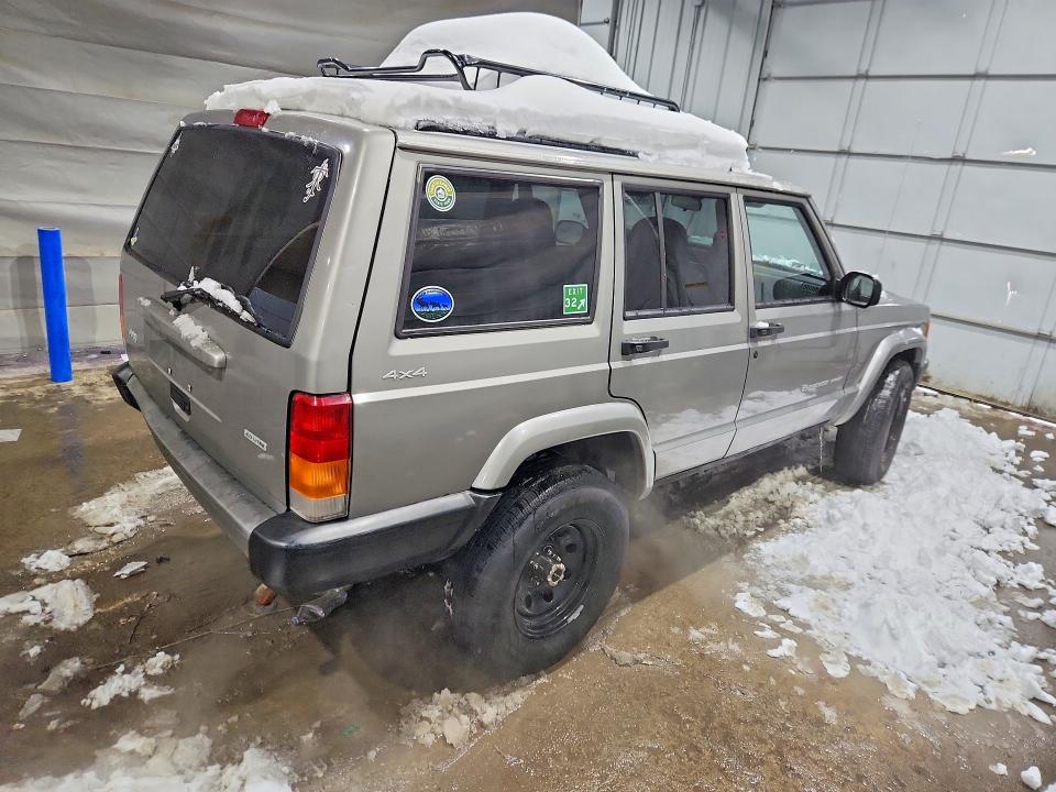 76601495 :رقم المزاد ، 1J4FF48S11L559573 vin ، 2001 Jeep Cherokee مزاد بيع