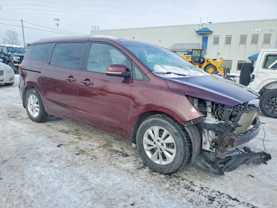 2016 Kia Sedona მანქანა იყიდება აუქციონზე, vin: KNDMB5C12G6220907, აუქციონის ნომერი: 72326885