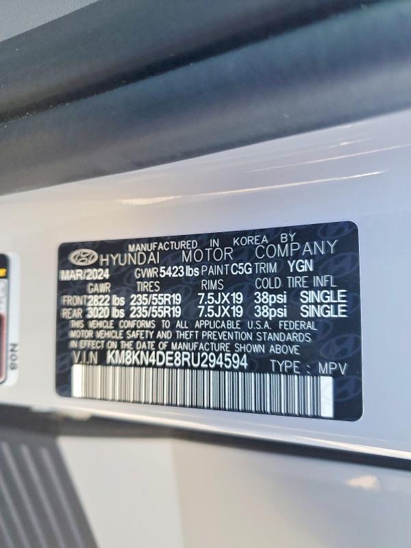 Продаж на аукціоні авто 2024 Hyundai Ioniq 5, vin: KM8KN4DE8RU294594, номер лоту: 78365635