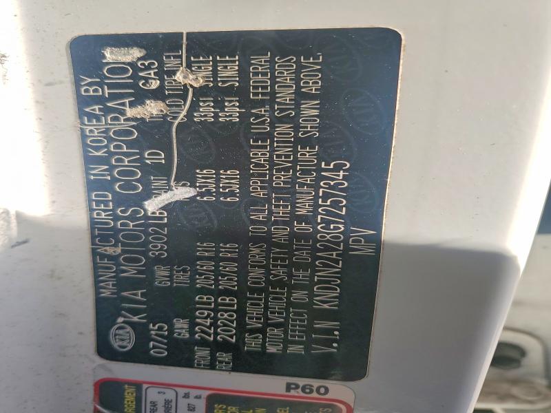 Aukcja sprzedaży 2016 Kia Soul, vin: KNDJN2A28G7257345, numer aukcji: 78506055