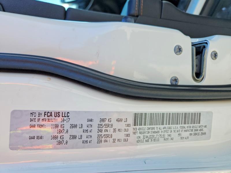 Продаж на аукціоні авто 2018 Jeep Compass, vin: 3C4NJDCB1JT175191, номер лоту: 77272965