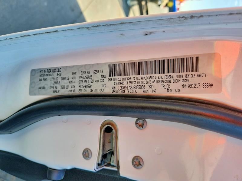 Продаж на аукціоні авто 2018 Ram 1500, vin: 1C6RR7LM2JS355950, номер лоту: 79170455