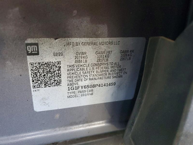 79423665 :رقم المزاد ، 1G1FY6S08P4141459 vin ، 2023 Chevrolet Bolt Euv مزاد بيع