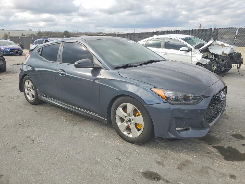2019 Hyundai Veloster მანქანა იყიდება აუქციონზე, vin: KMHTH6AB7KU007141, აუქციონის ნომერი: 77845385