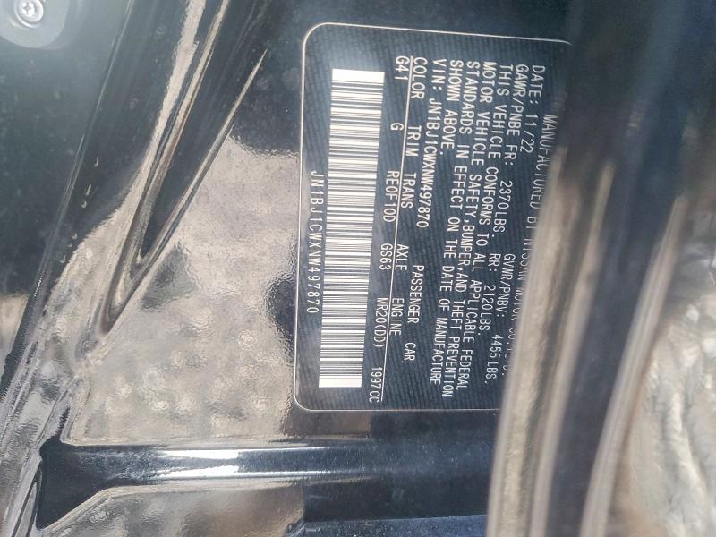 Aukcja sprzedaży 2022 Nissan Rogue Sport, vin: JN1BJ1CWXNW497870, numer aukcji: 79370135