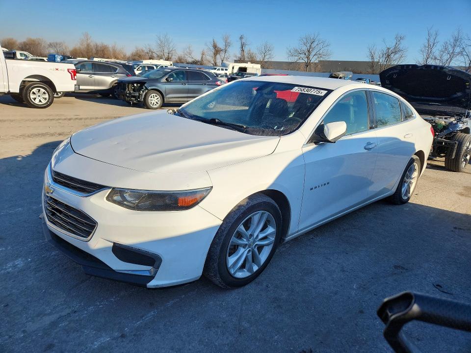 75830775 :رقم المزاد ، 1G1ZE5ST6GF345840 vin ، 2016 Chevrolet Malibu مزاد بيع