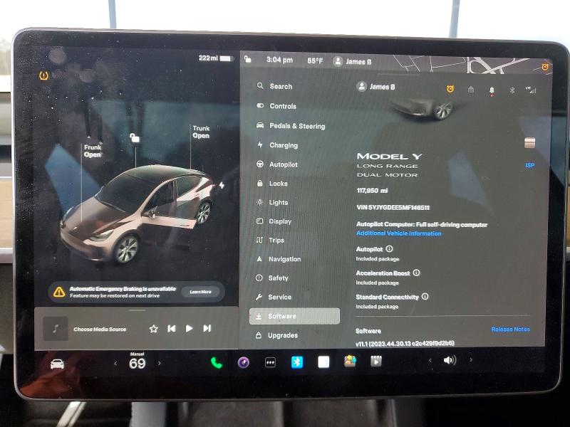 Продажа на аукционе авто 2021 Tesla Model Y, vin: 5YJYGDEE5MF146511, номер лота: 75566725