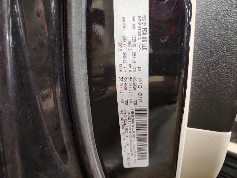 77891475 :رقم المزاد ، 2C4RC1EG2JR186335 vin ، 2018 Chrysler Pacifica مزاد بيع
