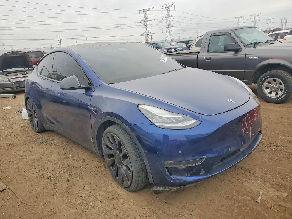 2020 Tesla Model Y მანქანა იყიდება აუქციონზე, vin: 5YJYGDEF0LF000962, აუქციონის ნომერი: 78445255