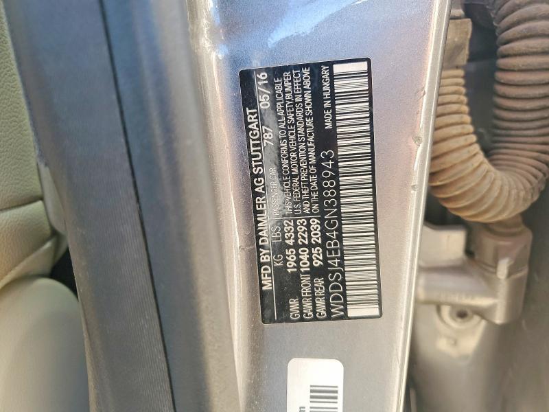 Продажа на аукционе авто 2016 Mercedes-benz Cla, vin: WDDSJ4EB4GN388943, номер лота: 73548275